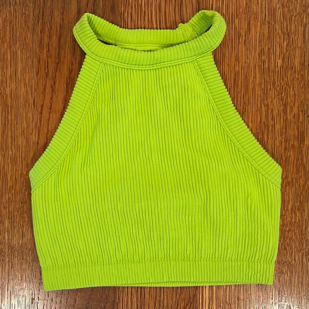 Aerie Superchill Seamless High Neck Bra Top - Size S
